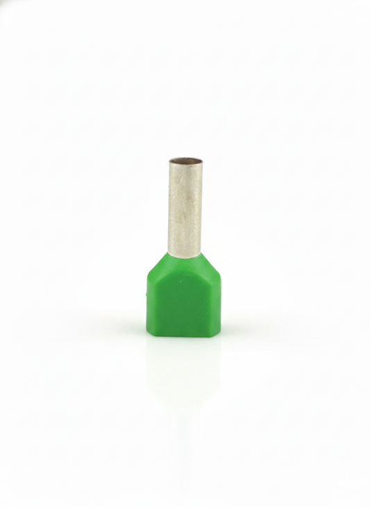 Terminal Puntera Doble Hueca Tif 2x6 Mm Akpro X100u  Rohs Ce