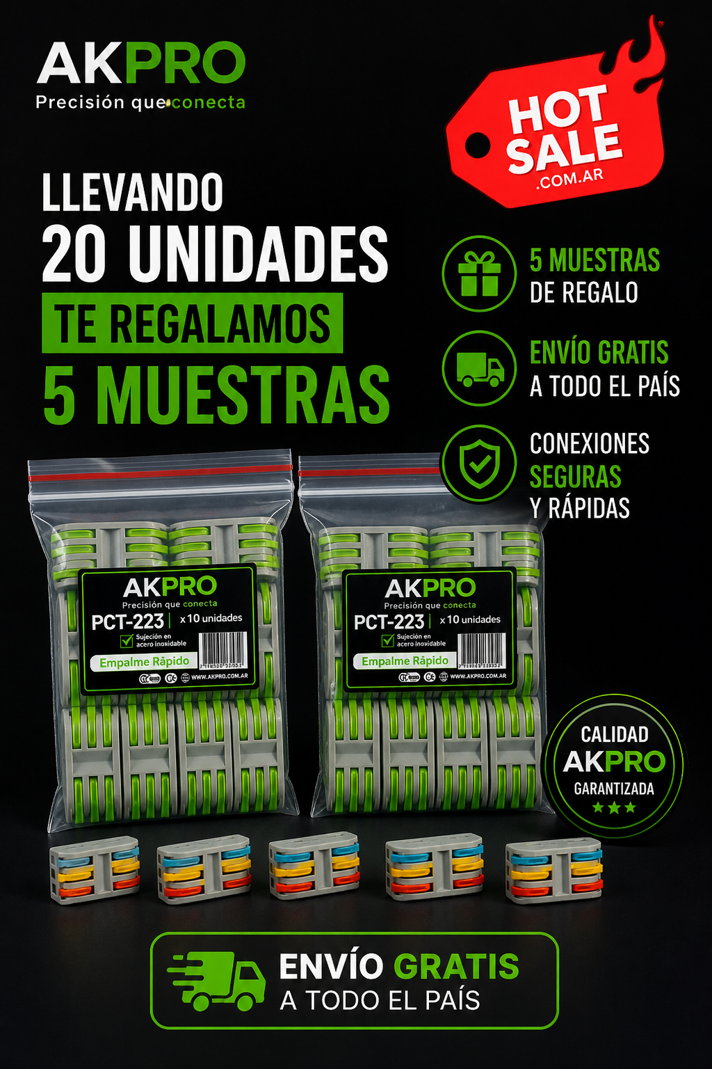 20 PCT-223 + 5 DE REGALO