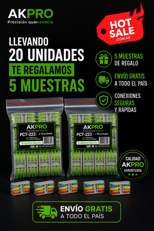 20 PCT-223 + 5 DE REGALO