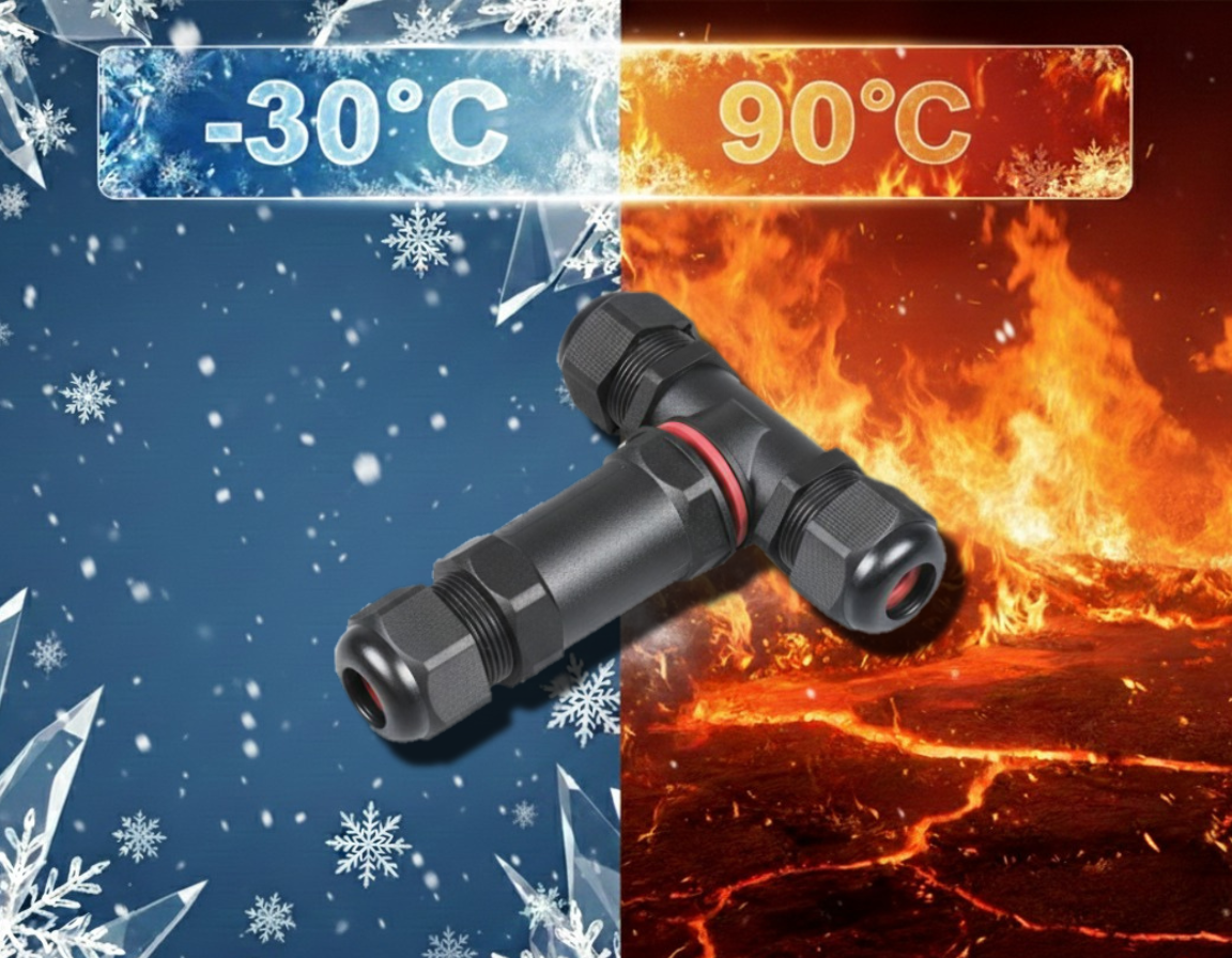 Empalme Estanco Ip68 Akpro Tipo T - 32a - 2,5mm - Acero Inox